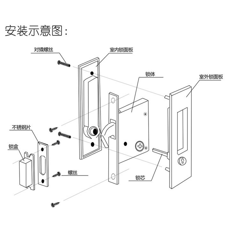 91短视频免费版91短视频在线下载RSL-606ET 移门推拉门锁