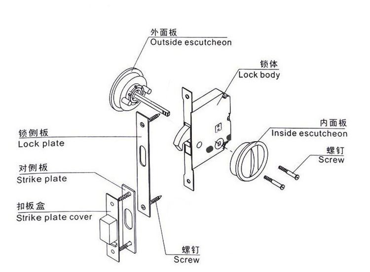 91短视频免费版91短视频在线下载RSL-602ET 移门拉门方形锁（带锁体钥匙）